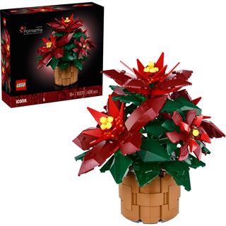 LEGO Botanicals 10370 Weihnachtsstern, Bauset f&uuml;r Erwachsene,