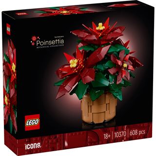 LEGO Botanicals 10370 Weihnachtsstern, Bauset f&uuml;r Erwachsene,