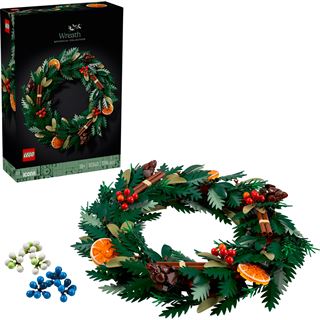 LEGO Botanicals 10340 Weihnachtskranz, Winterdeko zum Aufhängen,