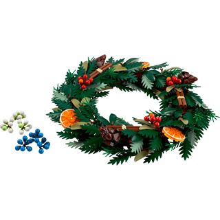 LEGO Botanicals 10340 Weihnachtskranz, Winterdeko zum Aufhängen,