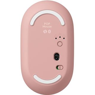 Logitech POP Icon Combo Deutsch USB und Bluetooth rose/wei&szlig;