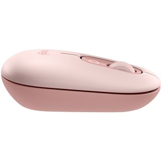 Logitech POP Icon Combo Deutsch USB und Bluetooth rose/wei&szlig;