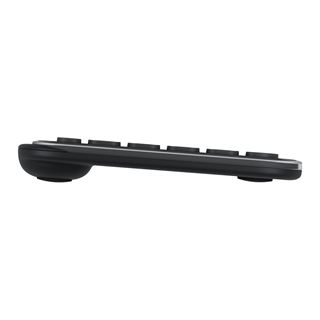 Logitech POP Icon Keys USB und Bluetooth Deutsch schwarz/grau