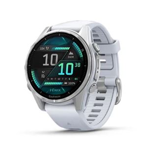 Garmin fenix 8 43mm steinweiß/silber