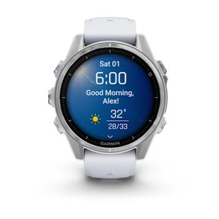 Garmin fenix 8 43mm steinweiß/silber