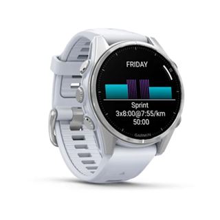 Garmin fenix 8 43mm steinweiß/silber