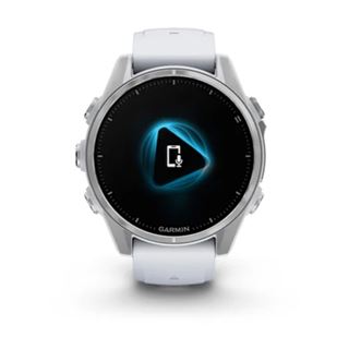 Garmin fenix 8 43mm steinweiß/silber