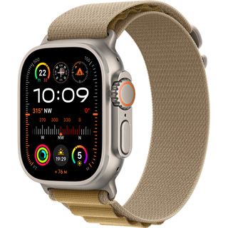 Apple Watch Ultra 2 Titanium Cellular 49mm Natur (Alpine Loop mandel)
