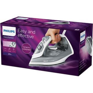 Philips GC 1751/80 EasySpeed Dampfbügeleisen, grau