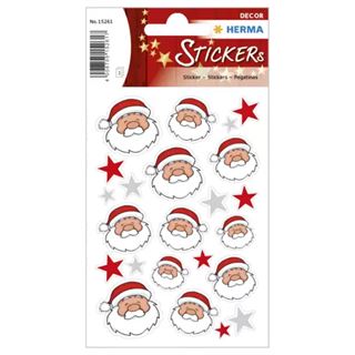 HERMA Aufkleber Nikolaus und Sterne, 18 Etiketten