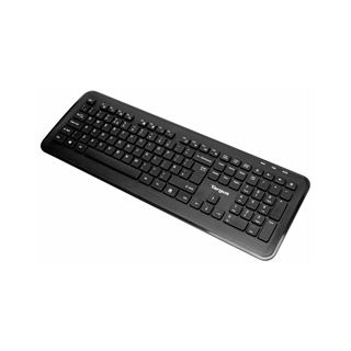 TARGUS WIRELESS KEYBOARD AND MOUSE FULL SIZE 2.4 GHZ UK PLASTIC