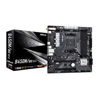 ASRock B450M/ac R2.0 AMD B450 So.AM4 DDR4 mATX Retail