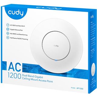 Cudy AC1300 Wei&szlig; Power over Ethernet (PoE)