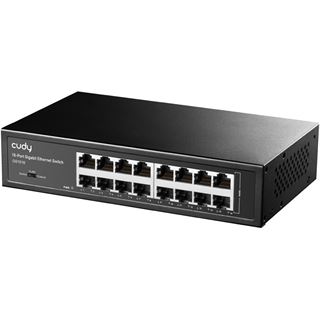 Cudy GS1016 Netzwerk-Switch Gigabit Ethernet (10/100/1000) Schwarz