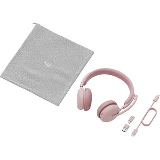 LOGITECH HEADSET Zone Wireless 2 UC - ROSE TEAMS - 2.4GHZ/BT - N/A -