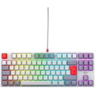 CHERRY Xtrfy K4V2 TKL Cherry MX2A RGB Red USB Deutsch wei&szlig;