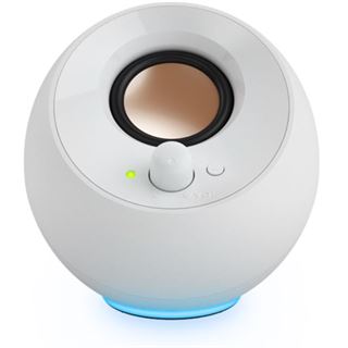Creative Lautsprecher Pebble SE RGB Stereo, weiß
