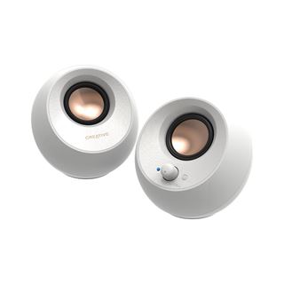 Creative Aktivbox Pebble V3 2.0,Bluetooth 5.0,USB Audio,weiß