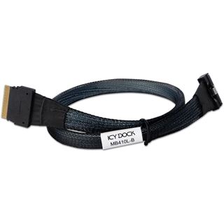 (€113,80*/1m) 0.50m Icy Dock SAS Datenkabel SlimSAS SFF-8654 8i