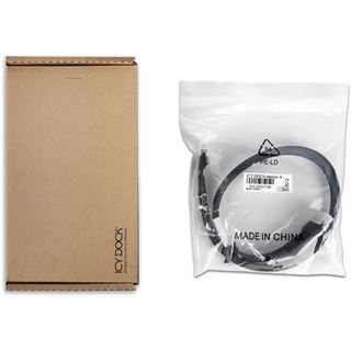 (€103,80*/1m) 0.50m Icy Dock SAS Datenkabel SlimSAS SFF-8654 8i