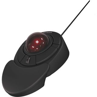 Keysonic MSM KSM-6188T-B Corded Trackball-Maus schwarz