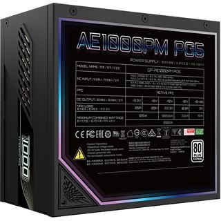 1000 Watt Gigabyte AORUS Elite P1000W Rev. 1.1 Modular 80+ Titanium