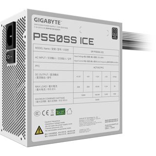 550 Watt Gigabyte Netzteil P550SS ICE