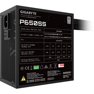 650 Watt Gigabyte Netzteil P650SS