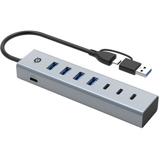 Conceptronic USB-Hub 7-Port 3.2/C->4x3.0 3xUSB-C o.Netz. gr