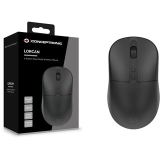 Conceptronic LORCAN04B 4-Tasten Bluetooth Maus wireless sw
