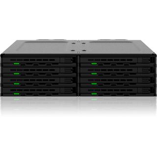 IcyDock 8x2.5" SATA/SAS in 1x5.25"m bay mobile rack