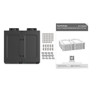 IcyDock 8x2.5" SATA/SAS in 1x5.25"m bay mobile rack