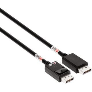 (&euro;15,56*/1m) 1.60m Club 3D Displayport 2.1 Anschlusskabel