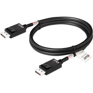 (&euro;15,56*/1m) 1.60m Club 3D Displayport 2.1 Anschlusskabel