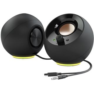Creative Lautsprecher Pebble SE RGB Stereo, schwarz