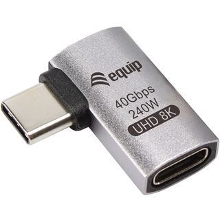 Equip Adapter USB 4.0 -> USB-C 40Gbps, 240W PD, 3er-Pack gr