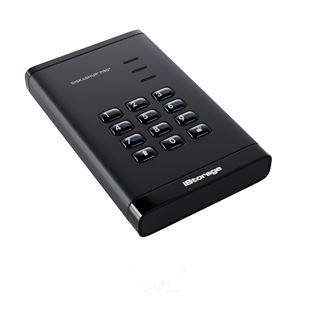 2TB iStorage diskAshur Pro3 schwarz Extern USB Typ-C