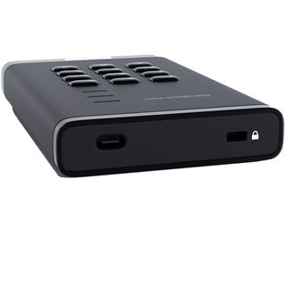 2TB iStorage diskAshur Pro3 schwarz Extern USB Typ-C