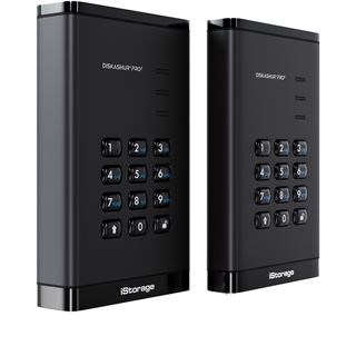 2TB iStorage diskAshur Pro3 schwarz Extern USB Typ-C