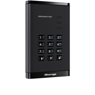 4TB iStorage diskAshur Pro3 schwarz Extern USB 3.2