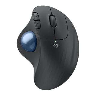 Logitech ERGO M575S Wireless Trackball - GRAPHITE+BLUE BALL -