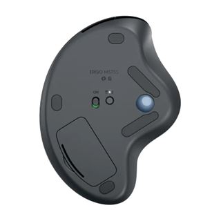 Logitech ERGO M575S Wireless Trackball - GRAPHITE+BLUE BALL -