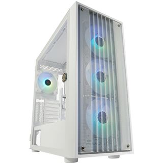 LC-Power 810W Bright_Crawler_X Midi Tower ohne Netzteil weiss