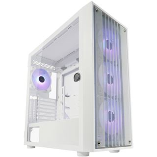 LC-Power 810W Bright_Crawler_X Midi Tower ohne Netzteil weiss