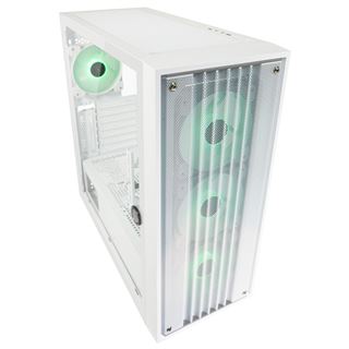 LC-Power 810W Bright_Crawler_X Midi Tower ohne Netzteil weiss
