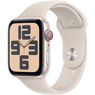 Apple Watch SE 44 mm Aluminium (GPS+Cellular) Sportarmband S/M