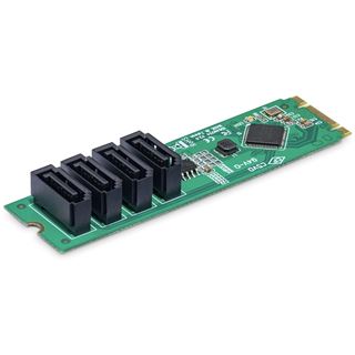 StarTech 4-Port M.2 to SATA Adapter Card, M.2 PCIe 3.0 to SATA