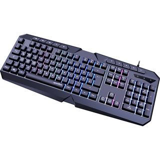 Speedlink Gaming Tastatur LUDICIUM, RGB Rainbow, schwarz retail