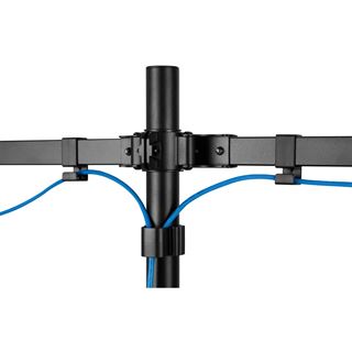 InLine Tischhalterung, für 2x LCD-/LED-Display bis 81cm