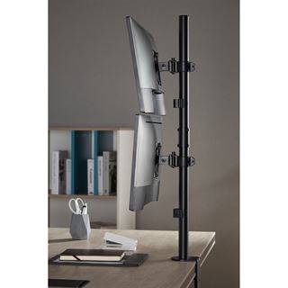 InLine Tischhalterung, für 2x LCD-/LED-Display bis 81cm